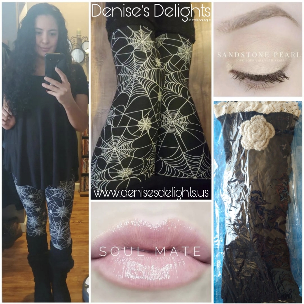 One Size Spiderweb Leggings - Picture 2 of 2